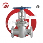 Stainless steel insulation jacket valve