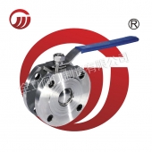 Stainless steel clip - on ball valve