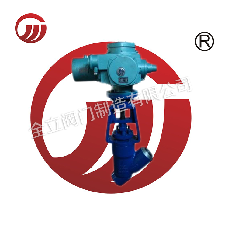 Electric Y type high pressure stop valve